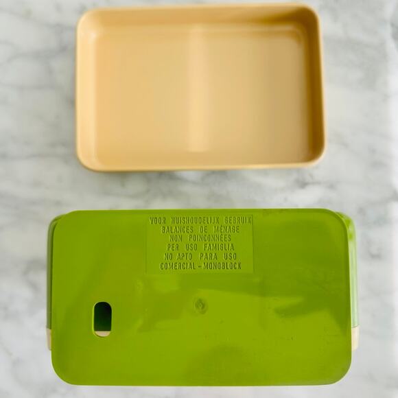 Stube Germany MCM Vintage 5kg Kitchen Scale Green Baking Kitchen Retro Prop - Picture 3 of 7